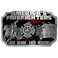 American Fire Fighters Enameled Belt Buckle
